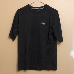 MENS LARGE REEBOK TEE - GREY, COMFY, PERFORMANCE